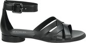 ECCO Flat dames sandalen - Zwart - Maat 39