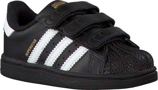 adidas Jongens Sneakers Superstar Cf - Zwart - Maat 26 | bol.com