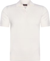 Cappuccino Italia - Heren Polo SS Plain Tricot Polo - Wit - Maat XXL