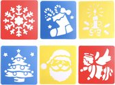 Akyol - Teken sjablonen voor uw kind – Tekenen- teken sjabloon kerst -teken sjabloon voor kind- sinterklaas cadeau voor kind -teken sjablonen kinderen – Sinterklaas cadeau - Stencils –stencils kinderen – Kerstboom – Kerstman – Kerstengel