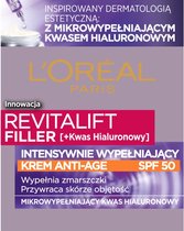 Revitalift Filler [HA] SPF50 intensief vullende gezichtscrème tegen tekenen van veroudering 50ml
