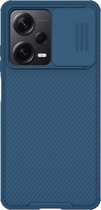 Nillkin CamShield Hoesje voor de Xiaomi Redmi Note 12 Pro Plus - Back Cover met Camera Slider Blauw