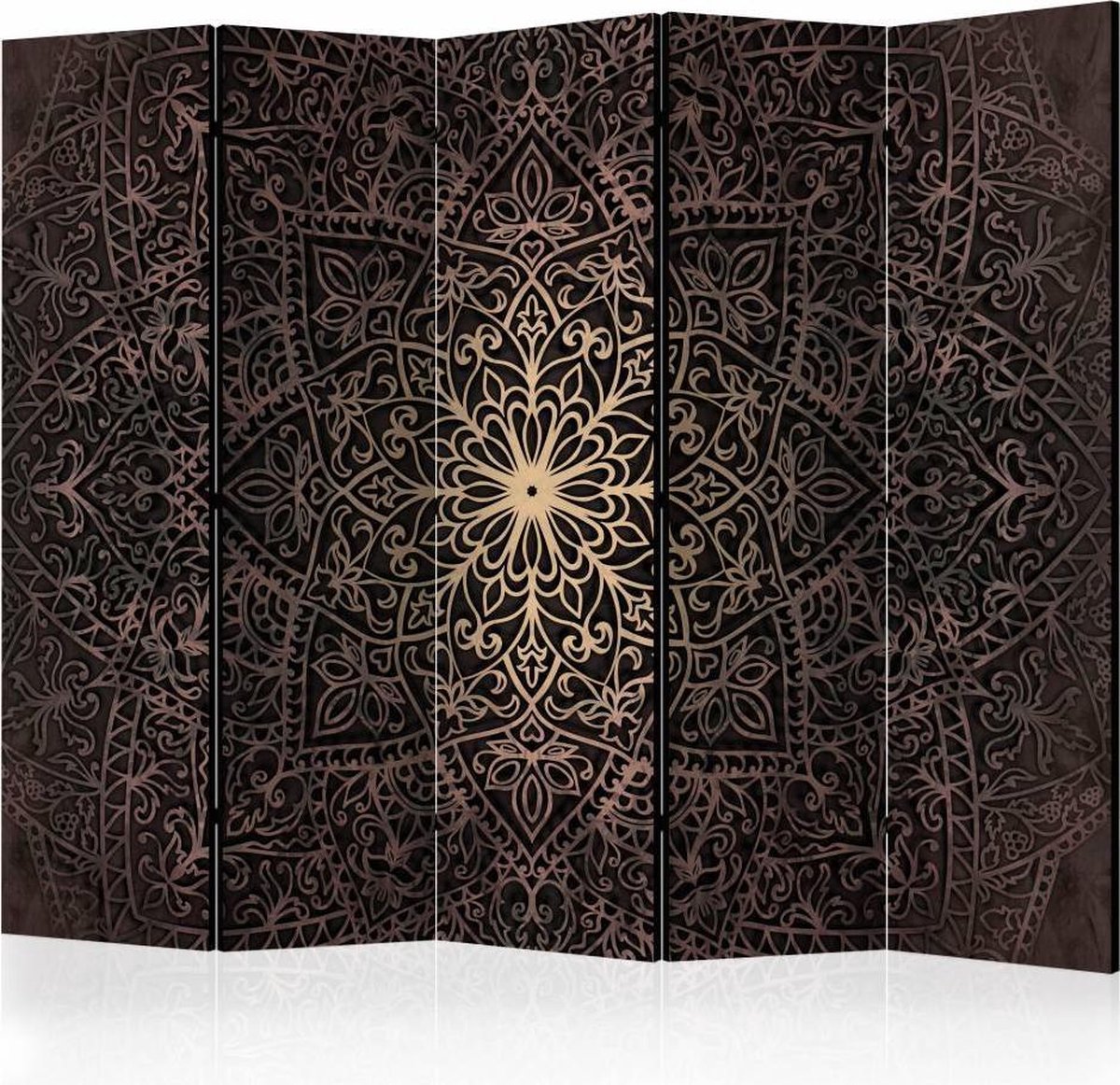Vouwscherm / Kamerscherm - Koninklijke Finesse 225x172cm , gemonteerd geleverd, dubbelzijdig geprint