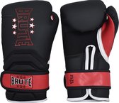 Brute Kick Bokshandschoenen - Kickboks handschoen 14oz – Zwart - Polyester – Klittenbandsluiting - Injection Mold