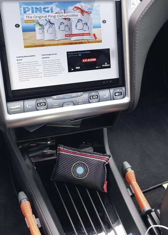 Pingi Herbruikbare Auto-ontvochtiger – Duopack 2x350g – Voorkomt Condens – Eenvoudig Te Drogen