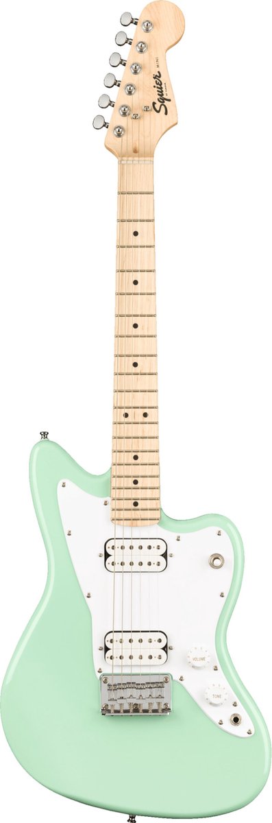 Squier Mini Jazzmaster HH Surf Green MN kindergitaar / reisgitaar