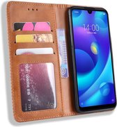 Xiaomi Redmi Note 7 Vintage Portemonnee Hoesje Bruin