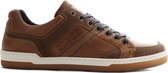 NoGRZ C.Campbell - Leren heren sneakers - Cognac - Maat 43