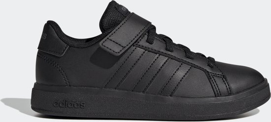 adidas Sportswear Grand Court Court Schoenen met Elastische Veters en Klittenband - Kinderen - Zwart- 29