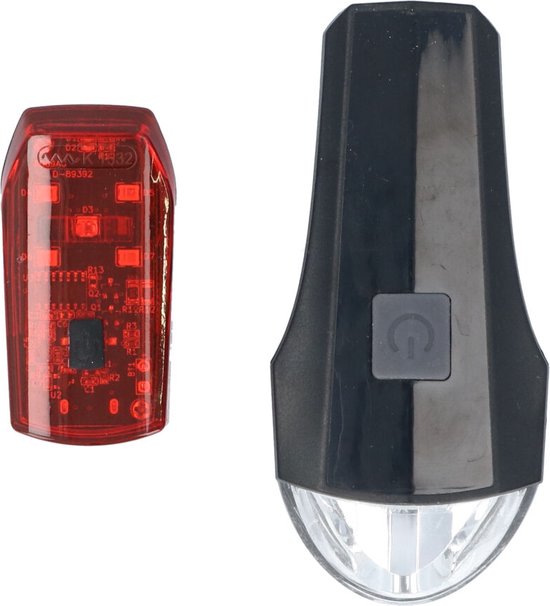 Dresco USB Fietsverlichtingsset Razor 60 Lux - Fiets voor- & achterlamp — afbeelding 2