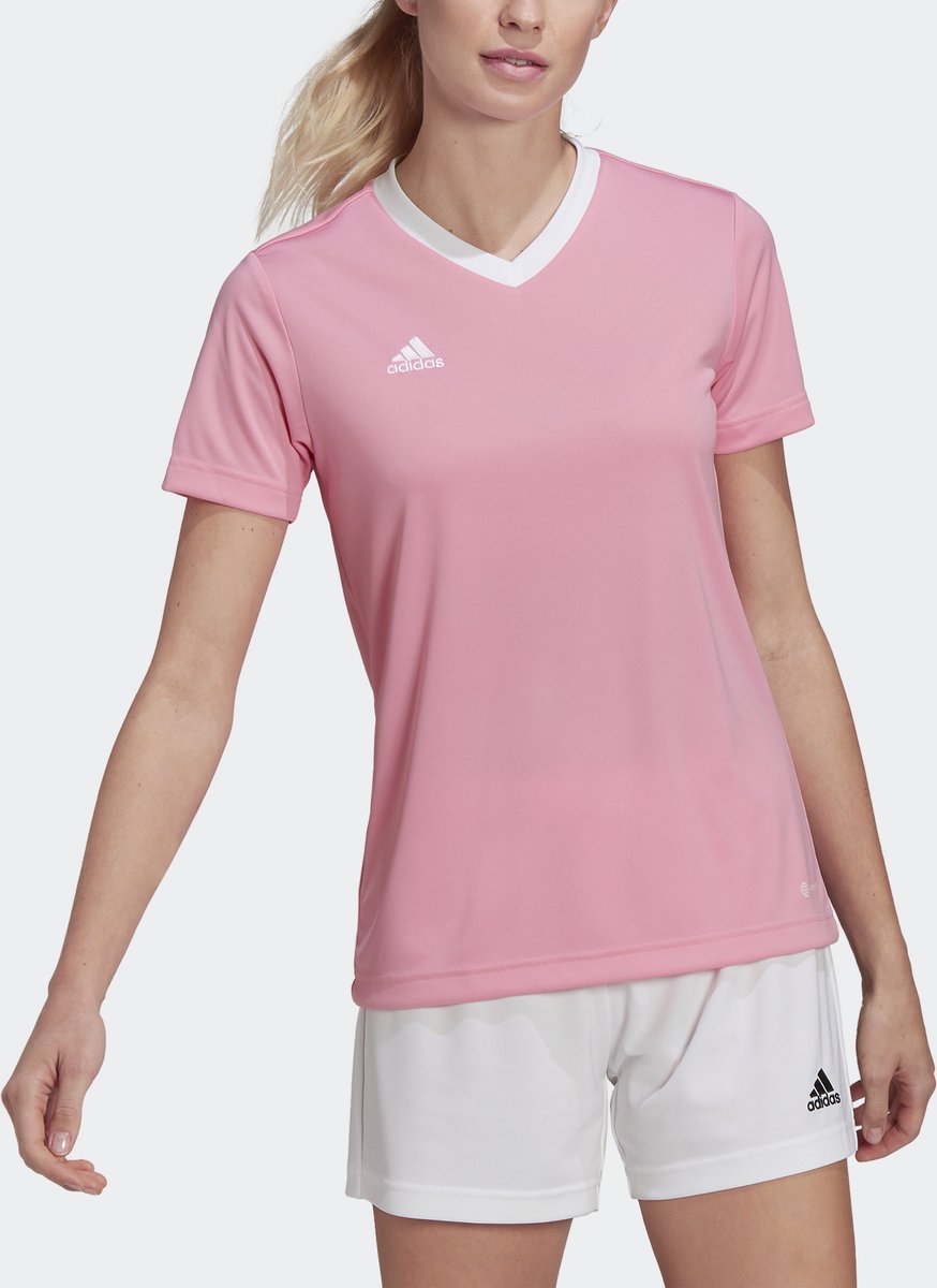 adidas Performance Entrada 22 Voetbalshirt - Dames - Roze - 2XS
