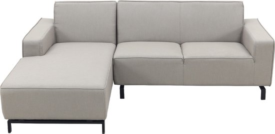 Boavista Sunbrella loungebank chaise longue - Nature Grey - 2-delig - rechts