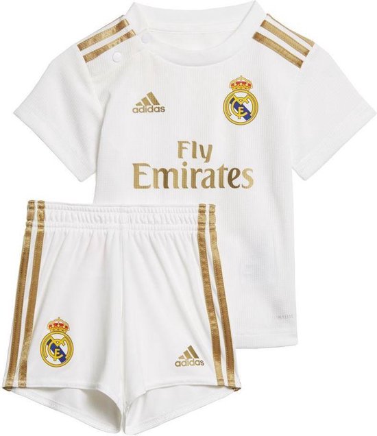 van gevaarlijk optioneel adidas Real Madrid Thuisset 2019/2020 Baby - Wit - Maat 74 | bol.com