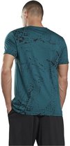 T-shirt Reebok Workout Ready Allover Print - Blauw , Taille L