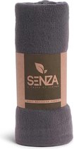 SENZA RPET plaid - fleece deken - Eco Friendly - Grijs - 150 x 130 CM