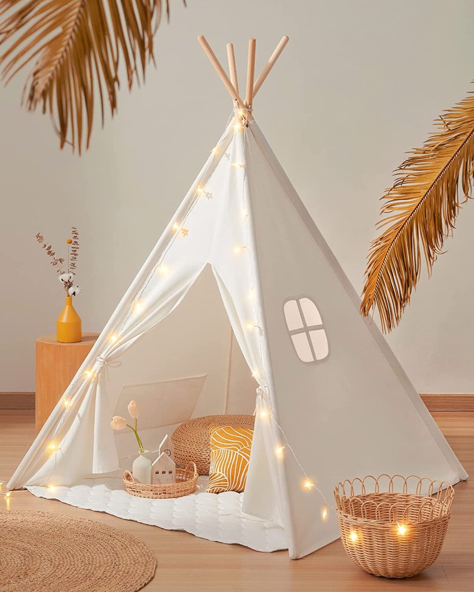 Mijn eerste jaar Tipi Tent Hoogwaardig Katoen Tipi Tent Kinderen Speeltent Wigwam Tipi Speeltent Jongens Speeltent Meisjes