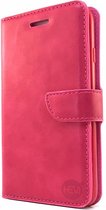 Roze Wallet / Book Case / Boekhoesje iPhone 7 Plus / 8 Plus met vakje voor pasjes, geld en fotovakje