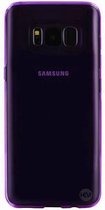 Paarse Siliconen Gel TPU Cover / hoesje Samsung S8 SM-G950