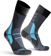 2-Pack Merino Wandelsokken met Eucalyptus Enfuse Walk 001 - Zwart / Blauw - Unisex - Maat 47-50
