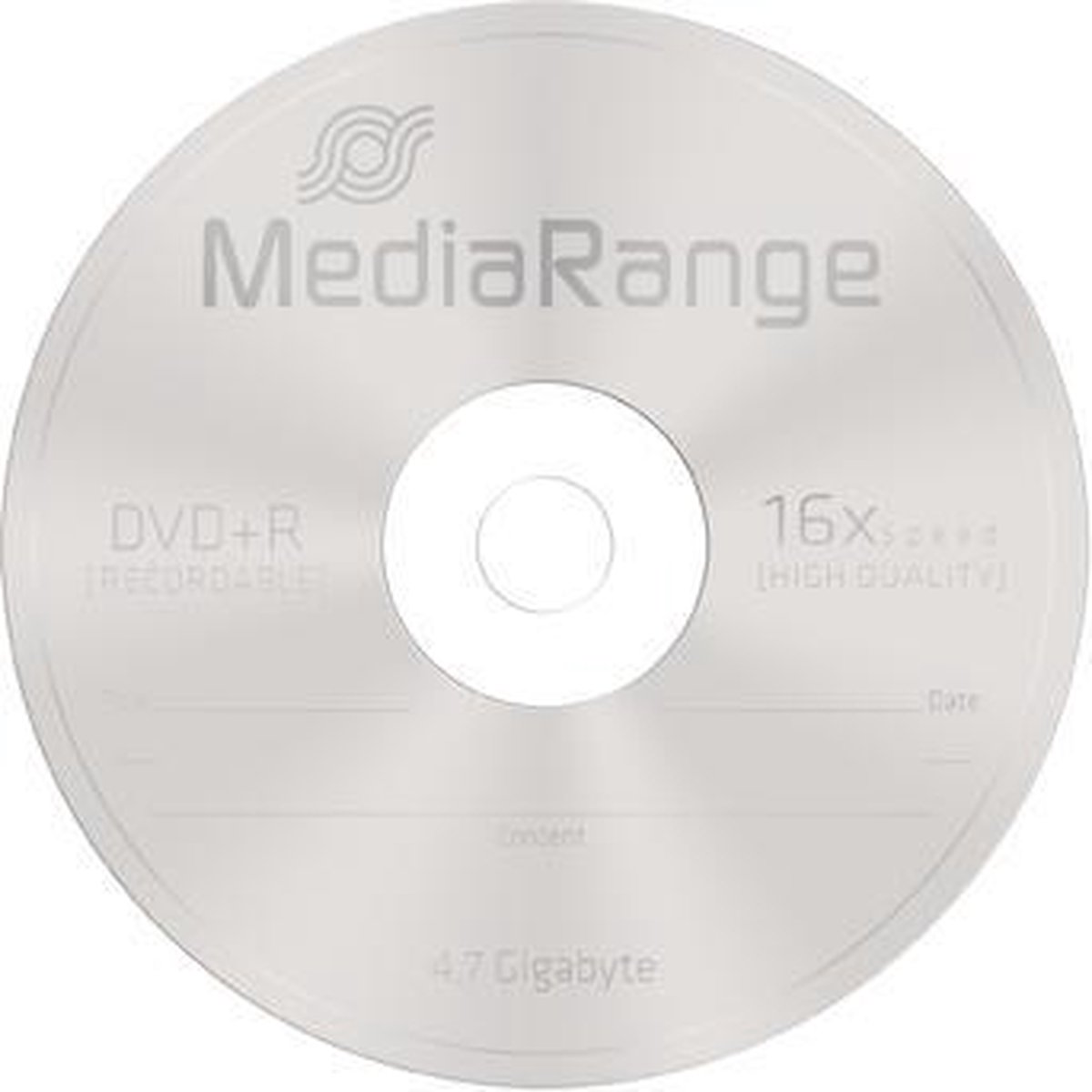 MediaRange MR443 4.7GB DVD+R 100stuk(s) lege dvd
