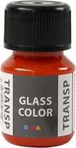 Glass Color Transparent, oranje, 30 ml/ 1 fles
