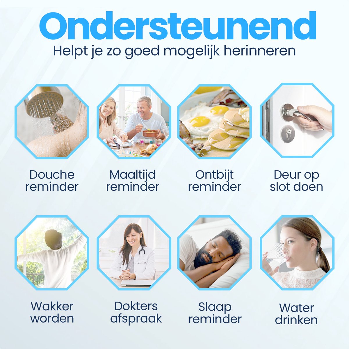 Novi's Dementie Klok Kalender Met Datum Dag En Tijd Digitaal