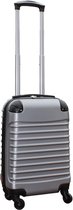 Royalty Rolls handbagage koffer met wielen 27 liter - lichtgewicht - cijferslot - zilver