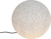 QAZQA nura - Lampadaire moderne | Lampadaire - 1 lumière - H 63,7 cm - Grijs - Éclairage extérieur