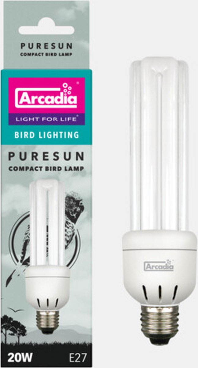 Arcadia Puresun Compact Lamp 2,4% 20 Watt - Arcadia