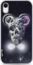 Casetastic Apple iPhone XR Hoesje - Softcover Hoesje met Design - Mechanic Skull Print