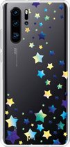 Casetastic Huawei P30 Pro Hoesje - Softcover Hoesje met Design - Funky Stars Print