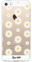 Casetastic Apple iPhone 5 / iPhone 5S / iPhone SE Hoesje - Softcover Hoesje met Design - Daisies Print