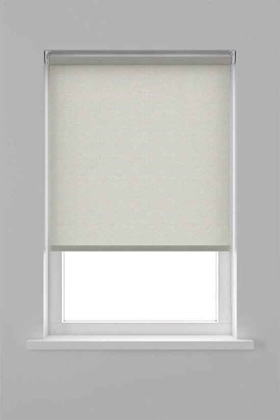 Decosol Rolgordijn Lichtdoorlatend Structuur - Beige Gemêleerd - Maat: 150 x 190 cm