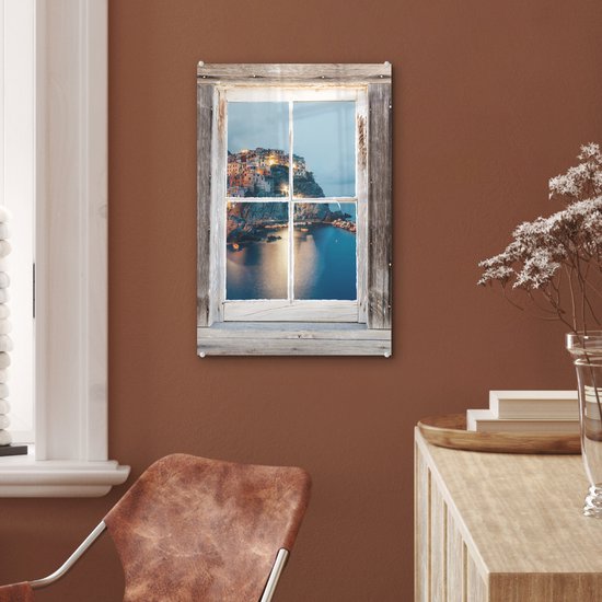 Peinture sur Verre - Voir à Travers - Bois - Italie - 40x60 cm - Peintures sur Verre Peintures - Photo sur Glas