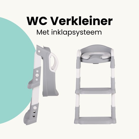 Kids4u® - WC Verkleiner met Trapje - Potje Peuter - WC Verkleiner opvouwbaar - Met Beloningssysteem