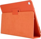 Lunso - Geschikt voor iPad Pro 10.5 inch / Air (2019) 10.5 inch - Stand flip sleepcover hoes - Oranje