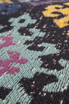 Kayoom Laagpolig vloerkleed van Wol 80 x 150 Multikleur