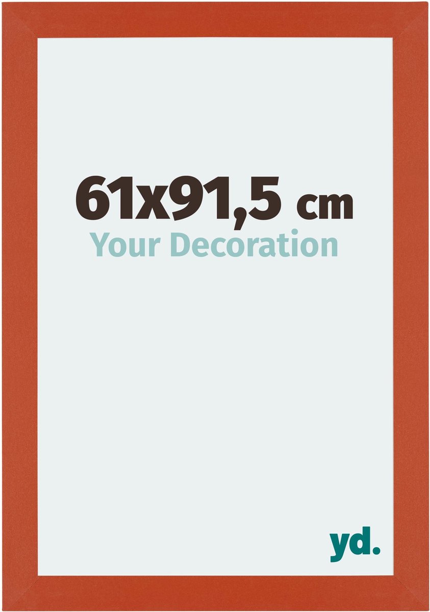 yd. Your Decoration - Fotolijst 61x91,5 cm - MDF - Oranje - Mura