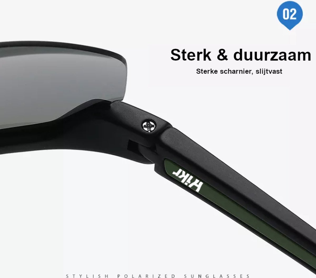 LINVO Gepolariseerde zonnebril voor dames en heren, gespiegeld, modieus UV400-bescherming, rijden, vissen, CAT 3 CE, (2-pack) zwart & rood | rood zwart & groen | groen, Medium