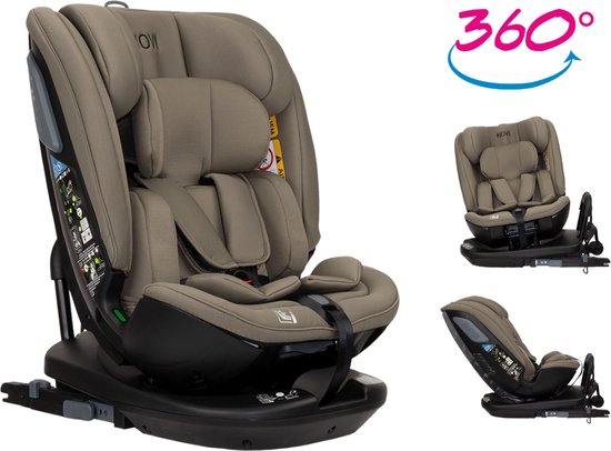 schuintrekken resultaat Noord Amerika Autostoel Novi Baby® Nathan Premium i-Size Dark Taupe | bol.com