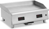 Royal Catering Dubbele inductiegrill - 910 x 520 mm - glad - 2 x 6000 W - Royal Catering met grote korting