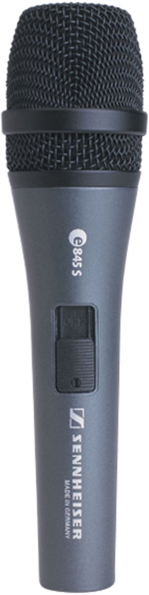 Sennheiser E 845 S - Zangmicrofoon, supernier, met schakelaar