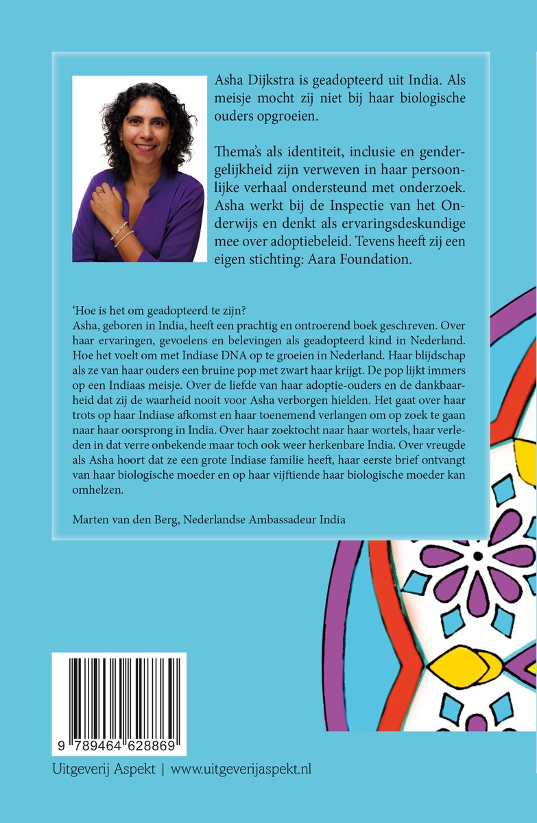 Een verboden dochter uit India - back cover