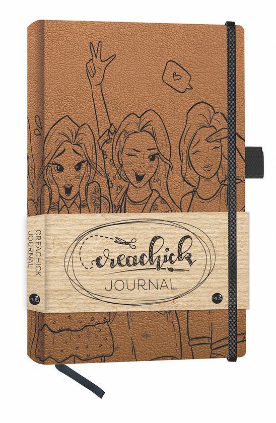 Creachik Bullet Journal - bruin - 13 x 21cm