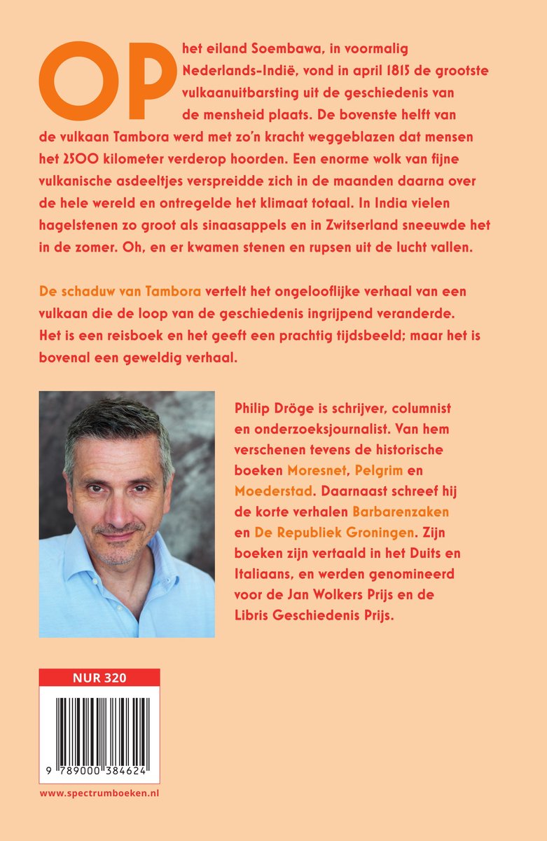 De schaduw van Tambora - back cover