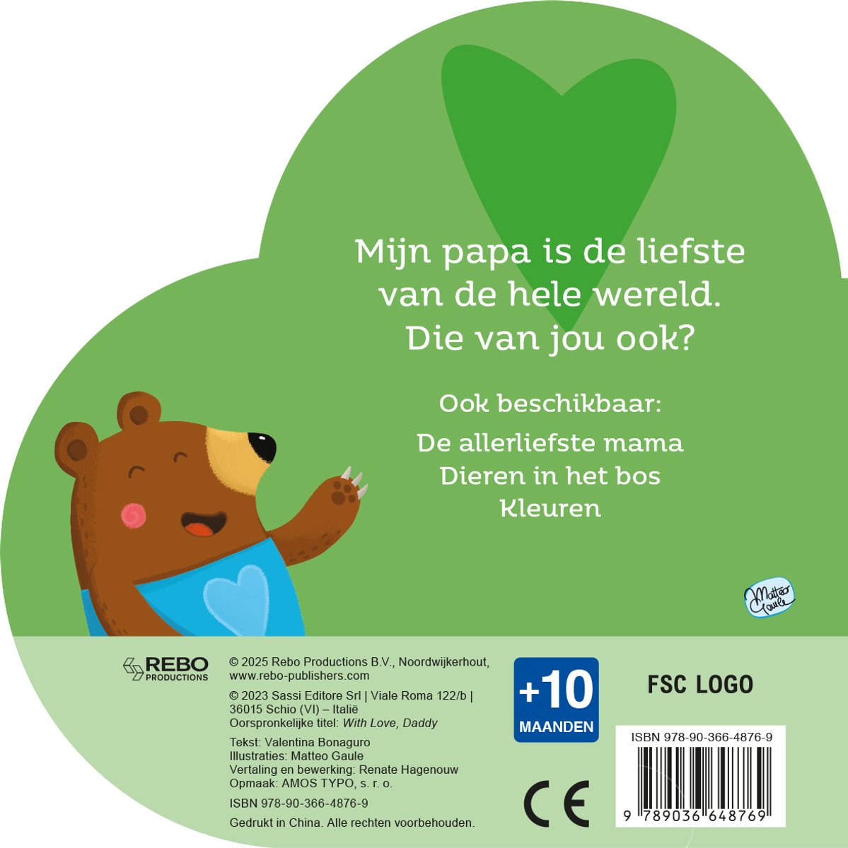 De allerliefste papa - back cover