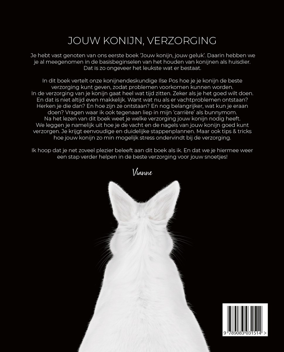 Jouw Konijn - Jouw konijn, verzorging - back cover