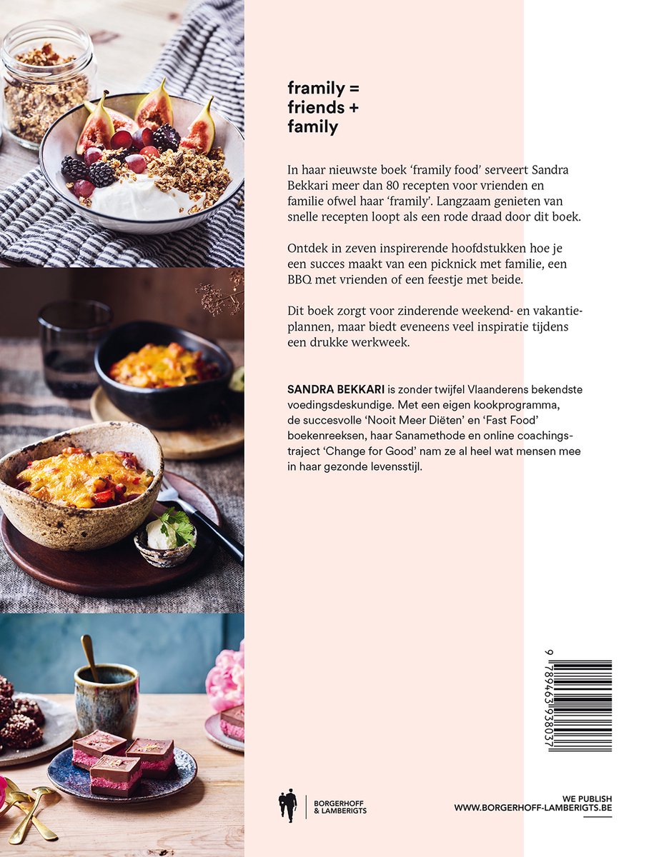 Framily Food - back cover