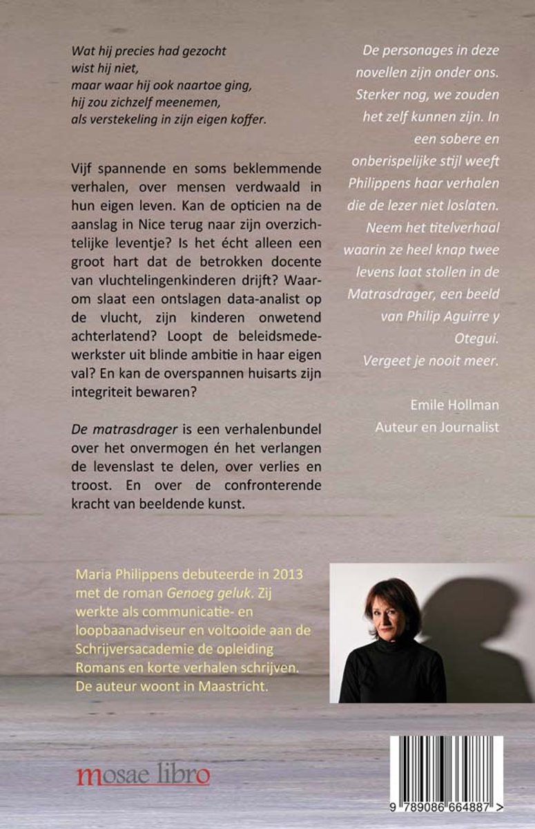 De matrasdrager - back cover
