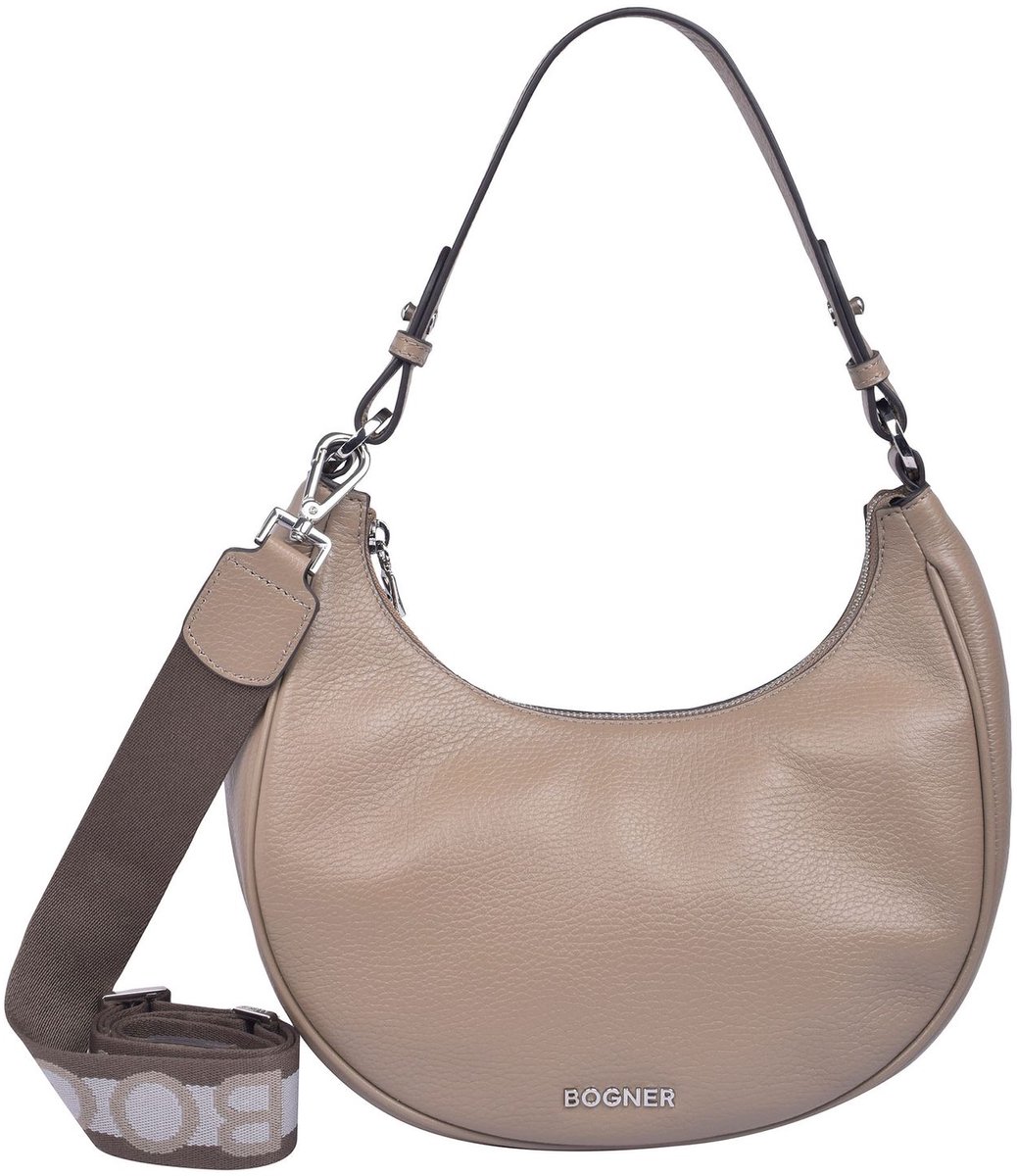 Bogner Schoudertas Andermatt Melene Hobo Taupe Lichtbruin
